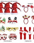 Christmas Decorations Glasses Suit