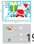 Christmas Decorations Glass Electrostatic Stickers