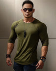 New Long Sleeve T Shirt Sport Men Gym Shirt Quick Dry Gym Fitness Training Running T Shirt Men Workout T-Shirt Bodybuilding Tops