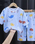 Summer Clothes Cotton Silk Air-conditioning Clothes Baby Clothes