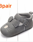 Spring and autumn cartoon animal baby shoes matte leather non-slip soft bottom baby shoes wholesale 0884