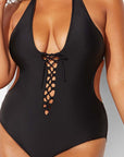 New Style Bikini Swim Fashion Sexy Solid Color One-piece Swimsuit