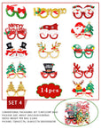 Christmas Decorations Glasses Suit