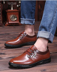 The new shoes shoes fall men's business casual shoes men shoes shoes round British Dad