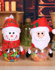 Christmas Gift Bags Candy Jar Storage Bottle Santa Bag Sweet Christmas Candy Bag Boxes Child Kids Gifts New Year