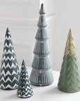 Nordic Morandi Gray-green Mini Christmas Tree Desktop Decorations Christmas Scene Decorations