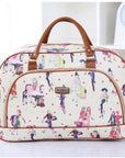 Large-capacity portable travel bag PU leather travel bag