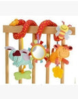 Infant Toddler Rattles Toys for Baby Stroller Crib Soft Rabbit Bear Style Pram Hanging Toys Plush Appease Doll Bed Accessories