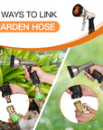 Home Fashion Simple 9 Function Garden Hose Spray Gun