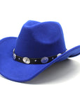 Minority Style Woolen Western Cowboy Hats Men's And Women's Couple Hats