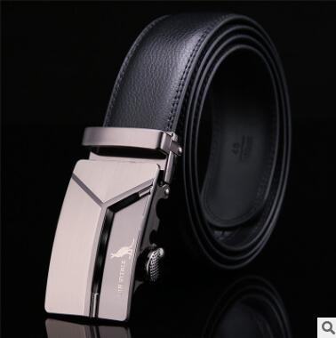 Men's leather belt