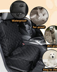 DOg Car Seat Cover, Waterproof Pet Front Seat Cover Vehicle Seat Protection, Scratch Proof & Nonslip Pet Car Seat Protector Dog Seat Cover For Cars, Trucks & SUV