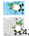 Christmas Decorations Glass Electrostatic Stickers