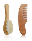 Baby Wool Brush Set, Baby Shower, Scrubbing Brush, Shower Comb