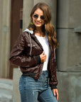 Leather jacket