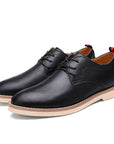 Men's leather shoes casual shoes