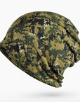 Hats Caps, Dual-use Men's And Women's Baotou Camouflage Bibs