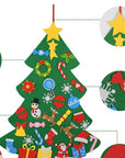 Oversized Christmas Decorations DIY Felt Cloth Christmas Tree