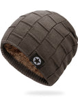 Hat Men Winter Thick Woolen Yarn