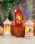 Christmas Decorations Flame Candlestick Lamp