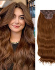 Synthetic Long Wavy Clip Hair Extensions