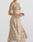 Summer Floral  A-line Dress