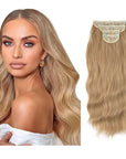 Synthetic Long Wavy Clip Hair Extensions