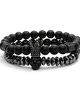 Matte Oxyn Stone Beads Bracelet