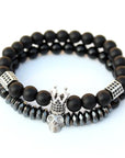 Matte Oxyn Stone Beads Bracelet