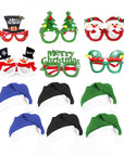 Christmas Decorations Glasses Suit