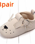 Spring and autumn cartoon animal baby shoes matte leather non-slip soft bottom baby shoes wholesale 0884