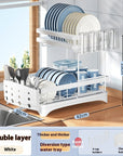 Kitchen Dish Rack Draining Rack Tableware Flat Ware Storage Rack