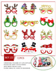 Christmas Decorations Glasses Suit