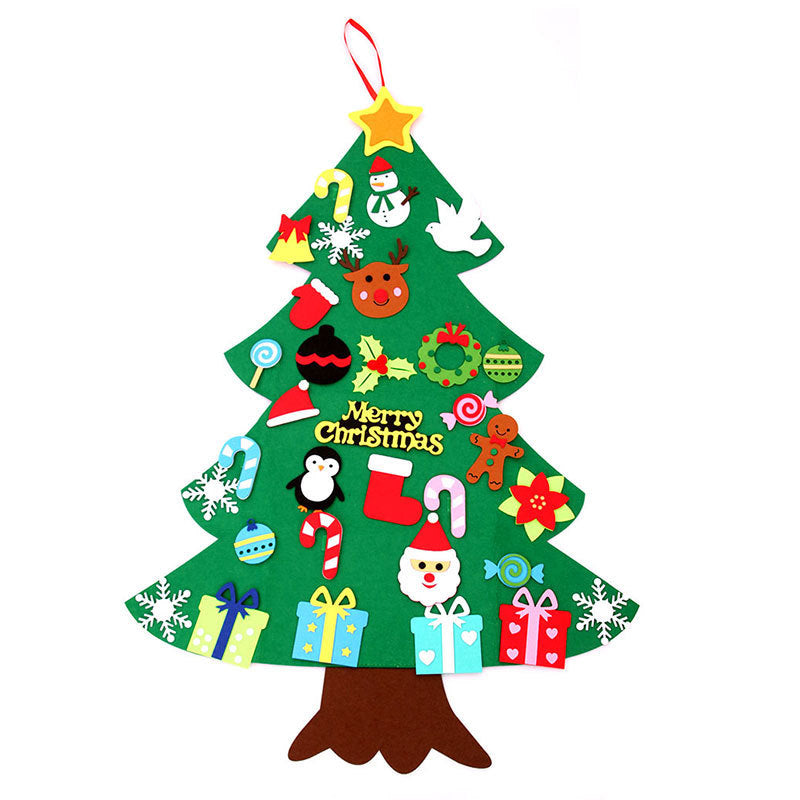 Oversized Christmas Decorations DIY Felt Cloth Christmas Tree