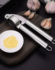 Stainless Steel Garlic Press Household Garlic Masher