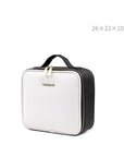 Large Capacity Leather Cosmetic Bag Portable Makeup Artist Makeup Storage Bag