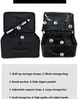 Upgraded Professional Makeup Artist Outdoor Makeup Bag