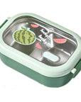 Stainless Steel Lunch Box Fruit Printed Student Lunch