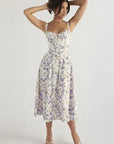 Summer Floral  A-line Dress