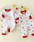 Cute Baby Printed Cotton Jumpsuit