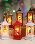 Christmas Decorations Flame Candlestick Lamp