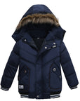 Small And Medium-Sized Boys Cotton-Padded Jackets