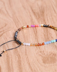 12 Constellations Seven Chakras Colored Stones Bracelet