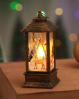 Christmas Decorations Flame Candlestick Lamp