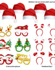 Christmas Decorations Glasses Suit