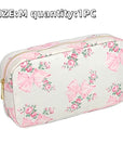 Makeup Bag  Printed Bow Toiletry Pouch Waterpro