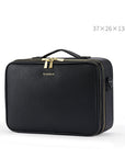 Large Capacity Leather Cosmetic Bag Portable Makeup Artist Makeup Storage Bag