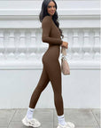 Seamless Jumpsuit Long Sleeve Shapewear Hip Lift Yoga Jumpsuit Sports Jumpsuit Bodysuits