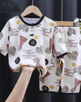 Summer Clothes Cotton Silk Air-conditioning Clothes Baby Clothes