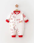 Cute Baby Printed Cotton Jumpsuit